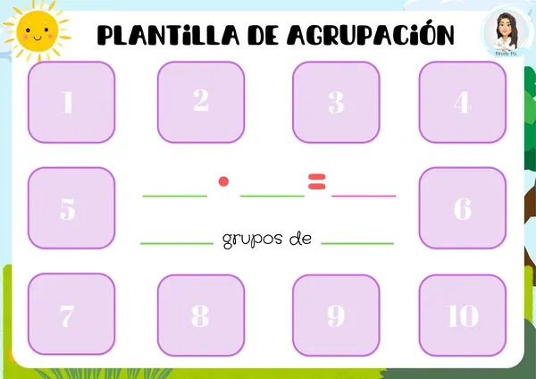Plantilla de agrupación mackinder
