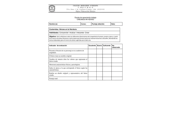 pauta de evaluacion 