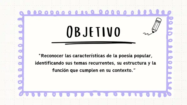 Unidad 5: El Romancero y la Poesía Popular – Presentación de Clases y Actividades