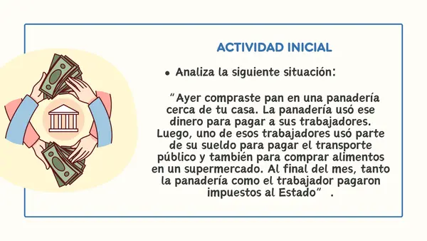 Los agentes económicos y sus interacciones | Primero medio