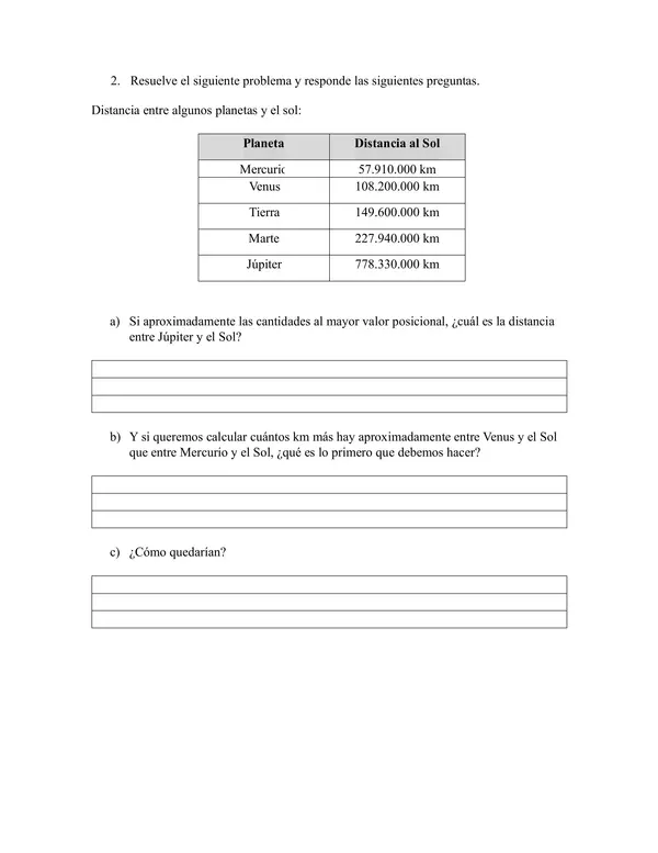 Resolver problemas estimando cantidades - sexto básico