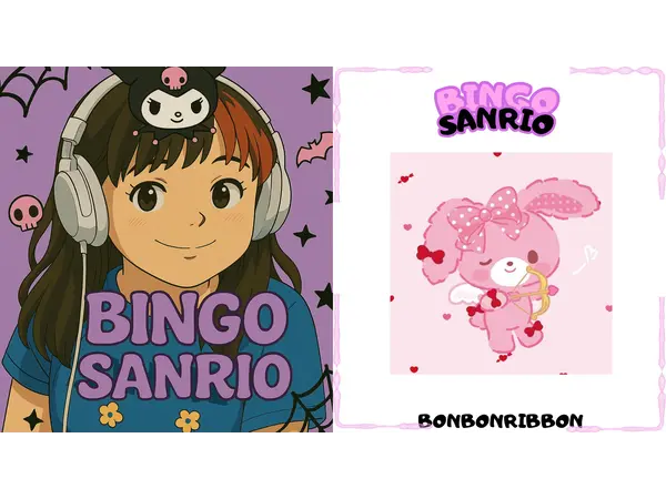 BINGO PERSONAJES SANRIO