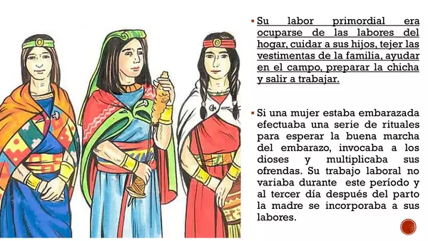 Rol de la mujer inca 4° básico Historia