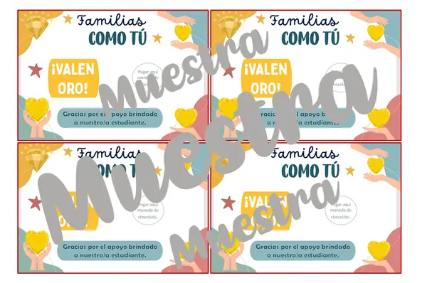 TARJETAS VALEN ORO