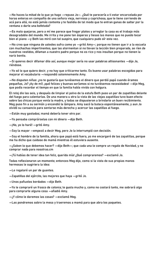 Comprensión lectora Novela
