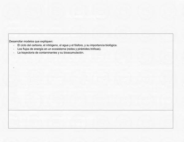 Planificación Clase a Clase Septiembre - Ciencias Naturales - Biología - 1° Medio