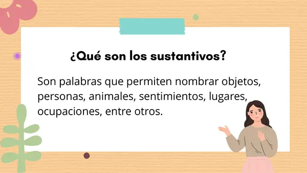 Los sustantivos propios y comunes 