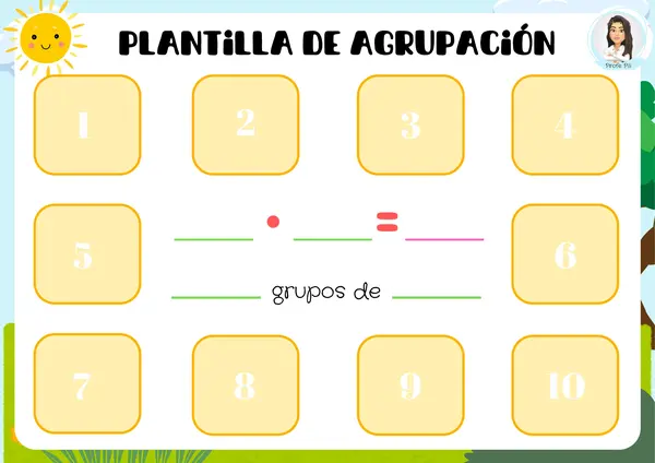 Plantilla de agrupación mackinder