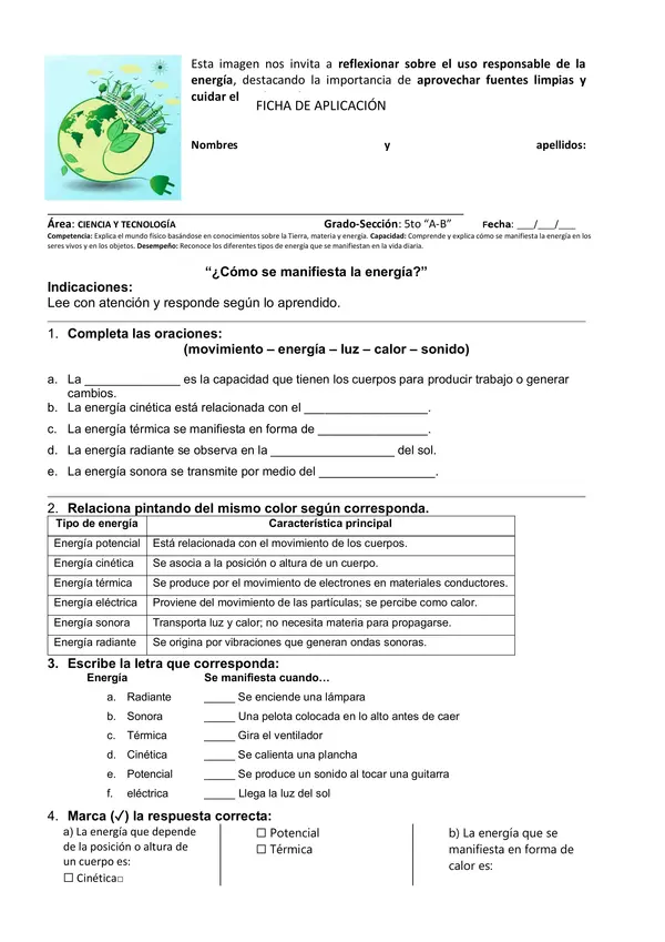 cómo se manifiesta la energía