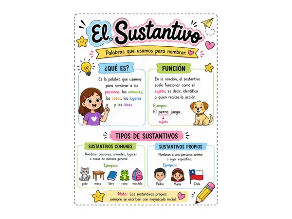 Pack de Fichas de Lenguaje - Gramática Visual para Educación Básica