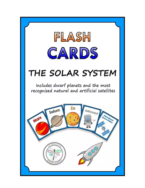 Flash Cards The Solar System - Tajetas Ilustrativas El Sistema Solar