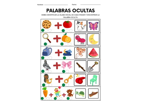 Palabras ocutas. 
