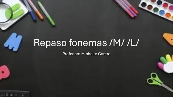 Consonantes M y L