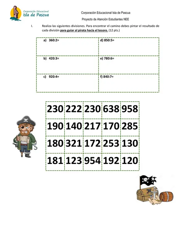 EVALUACIÓN SOLEMNE 5° BÁSICO MATEMÁTICA (A.C)