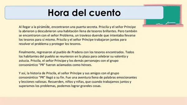 Grupo Consonántico PR – 1 semana 