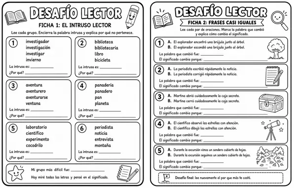 3° Básico — Desafíos lectura Fluida