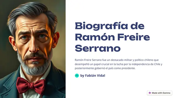 Presidentes de Chile - Ramón Freire Serrano