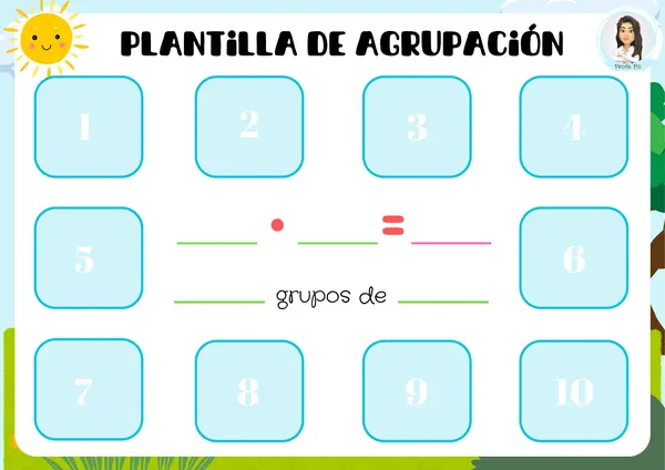 Plantilla de agrupación mackinder