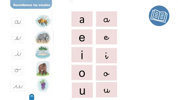 Día 3 Lección Vocales Método Matte
