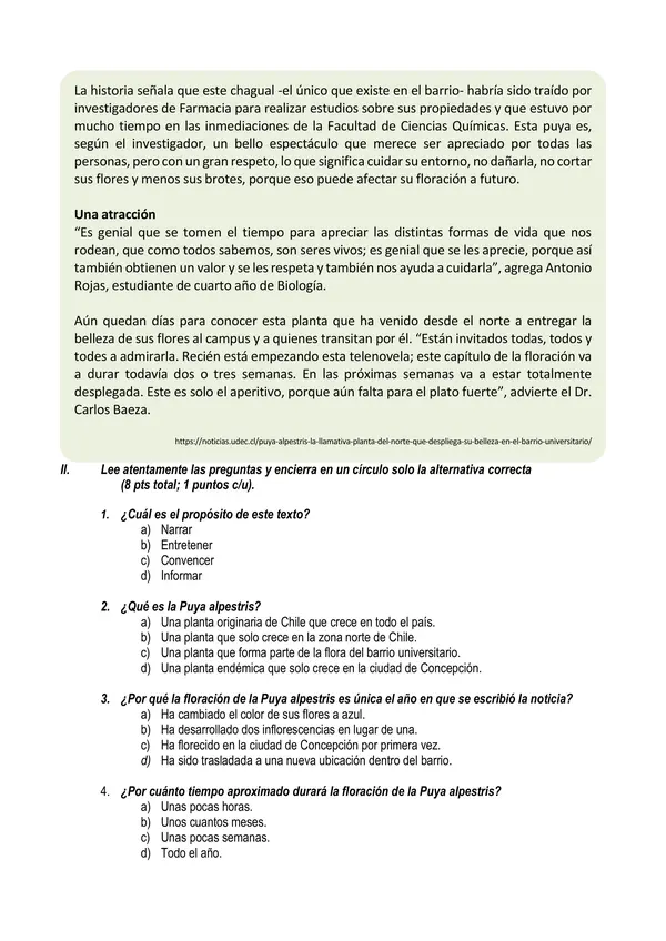 Texto No literario: Textos informativos