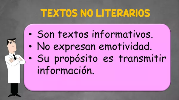 "PPT textos no literarios"