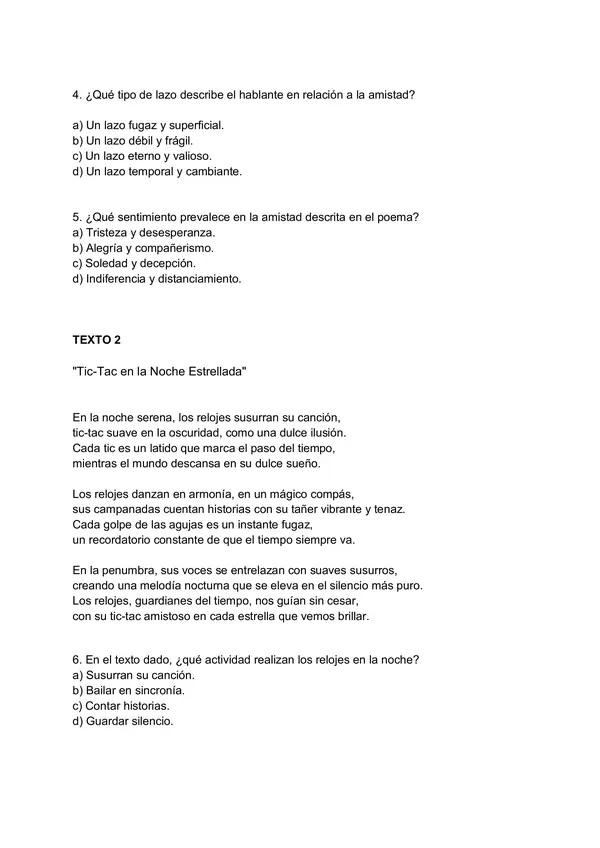 Ensayo SIMCE 6° Básico 40 preguntas con respuesta. 