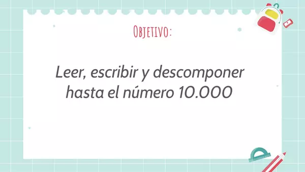 ppt de representación numérica hasta el 10.000