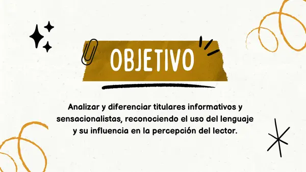Titulares informativos y sensacionalistas 