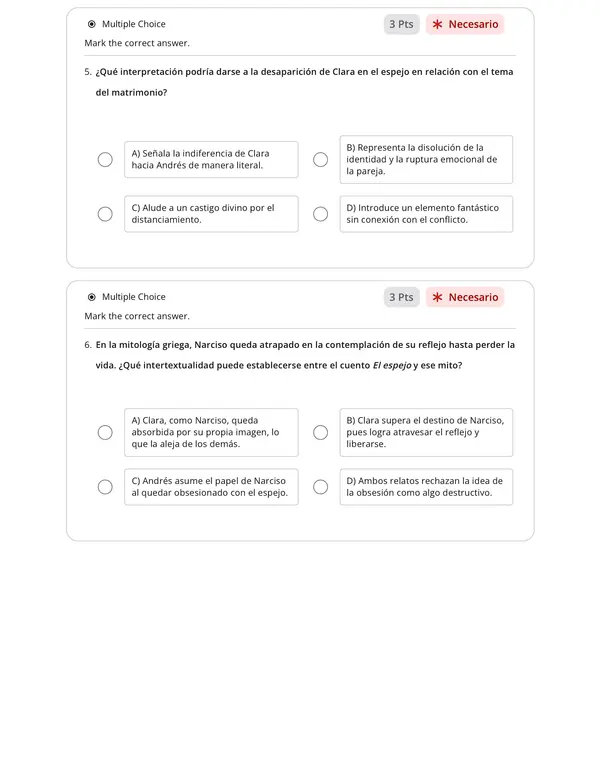 Ensayo exámenes libres 3° Medio Lengua y Literatura