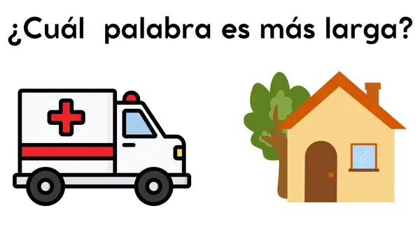 PALABRAS CORTAS Y LARGAS NIVEL AVANZADO