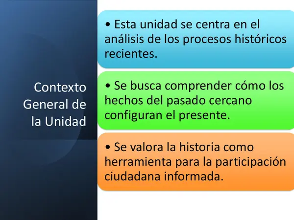 Unidad 3: Problematizando los cambios y continuidades en la historia de la vida cotidiana