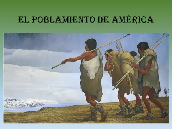 PRESENTACION SEPTIMO BASICO "POBLAMIENTO AMERICANO", HISTORIA, UNIDAD 4