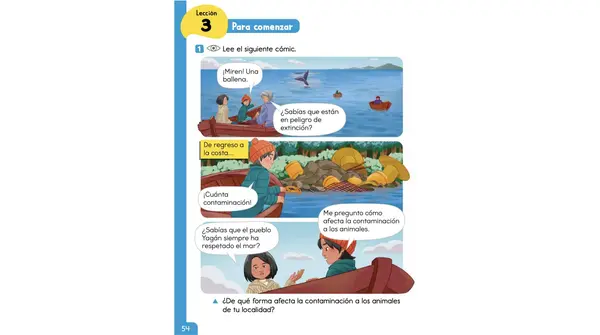 Clase 1 Lección 3 Unidad 2 Para comenzar "ANIMALES EN PELIGRO" 2° Básico