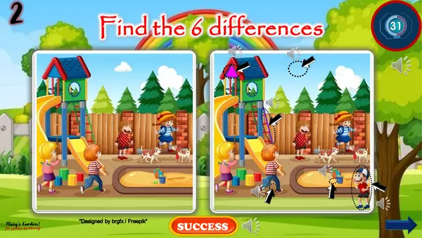 GAME: FINDING THE DIFFERENCES (KIDS)