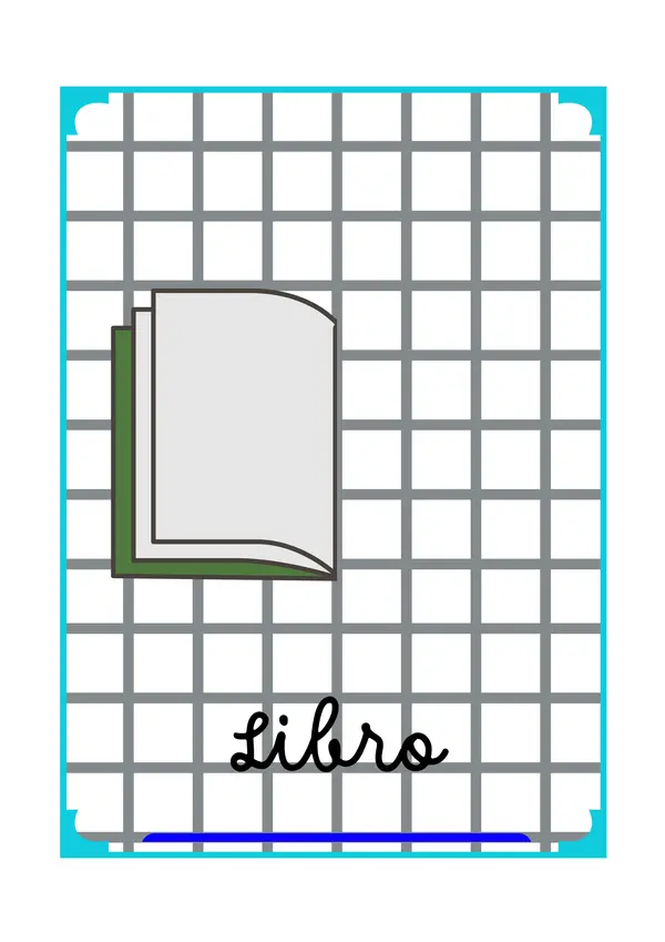 Cuadernillo de dibujo en español