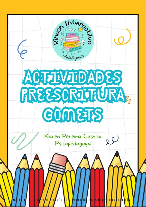 ACTIVIDADES PREESCRITURA ANIMALITOS (GOMETS U OTRO MATERIAL)