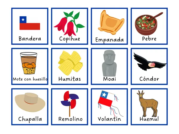 Imprimible: Memorice Chile