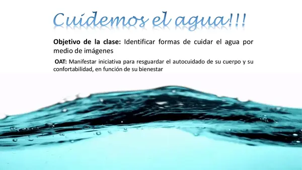 Cuidemos el agua