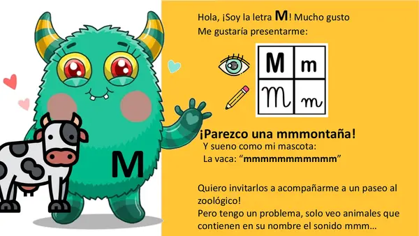 Presentación letra M