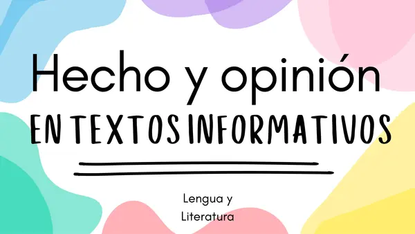 Hecho y Opinión