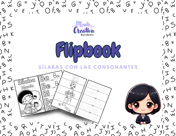 Flipbook del Abecedario con Sílabas