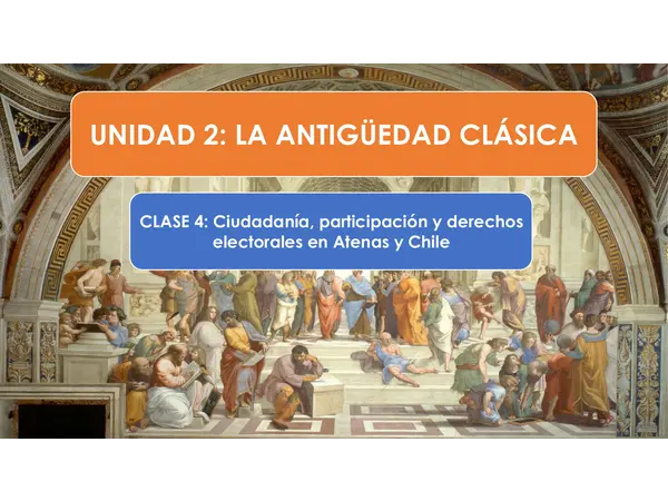 Ciudadanía, participación y derechos electorales en Atenas y Chile