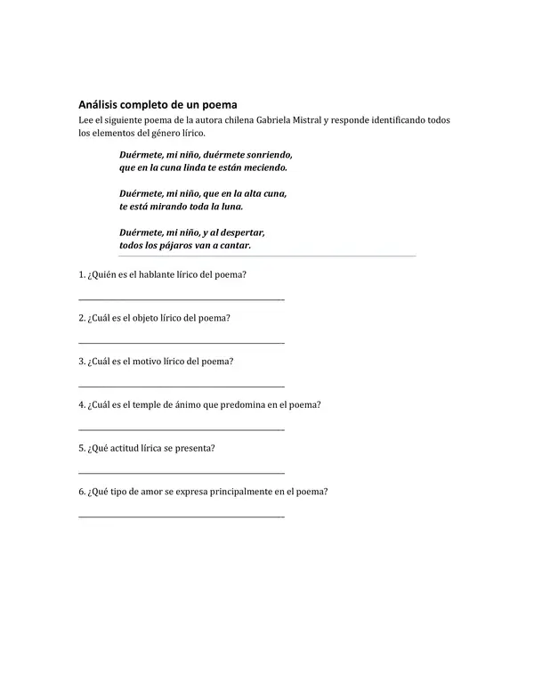 “Preparo mi prueba: Género Lírico y Tipos de Amor” – 8° básico