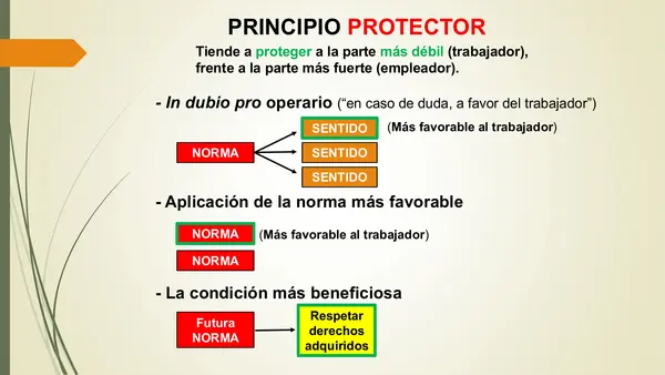 Principios Generales del Derecho del Trabajo