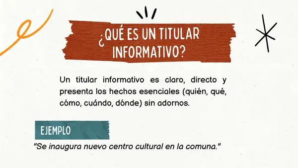 Titulares informativos y sensacionalistas 