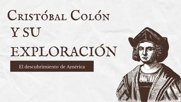 Los viajes de exploración de Colón