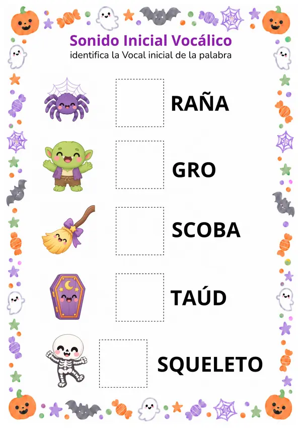 Mi libro de Halloween - Estimulación del Lenguaje