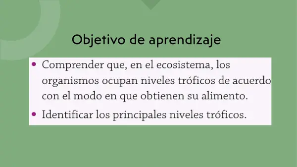 Unidad 3: Biología materia y energía en ecosistema 1°Medio 
