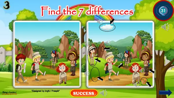 GAME: FINDING THE DIFFERENCES (KIDS)