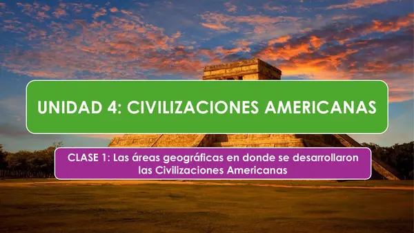 Áreas Geográficas Civilizaciones Americanas